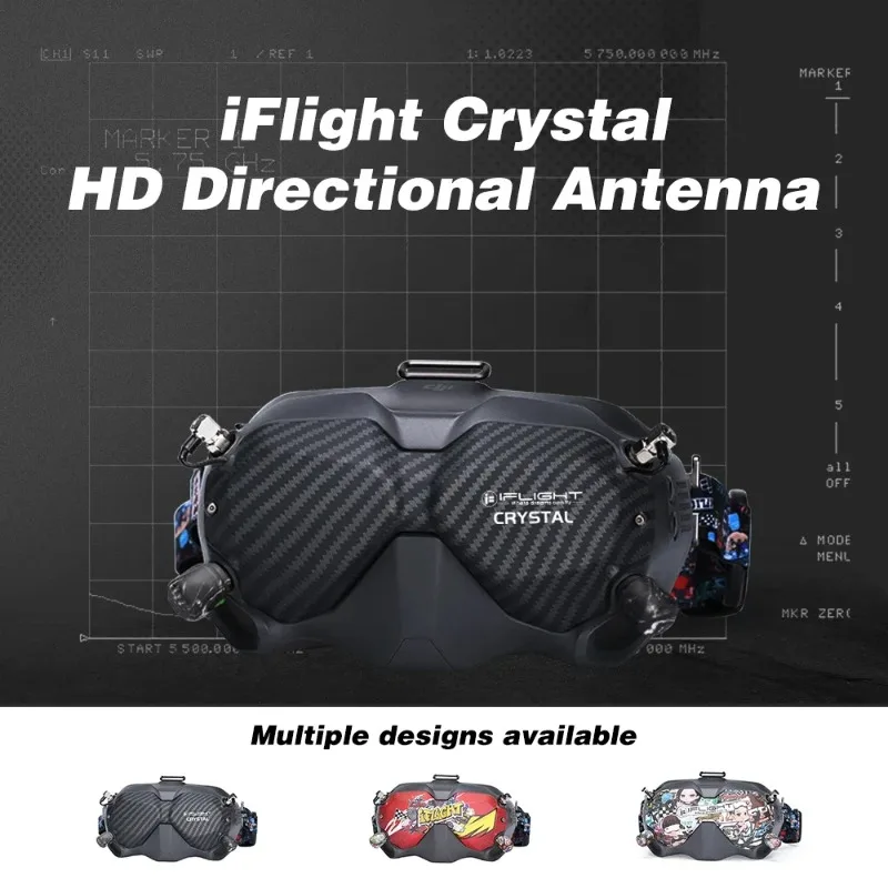 

IFlight Crystal HD-пластырь 5,8G 9dBi Направленная антенна FPV LHCP RP-SMA с корпусом в виде грибов для очков DJI FPV