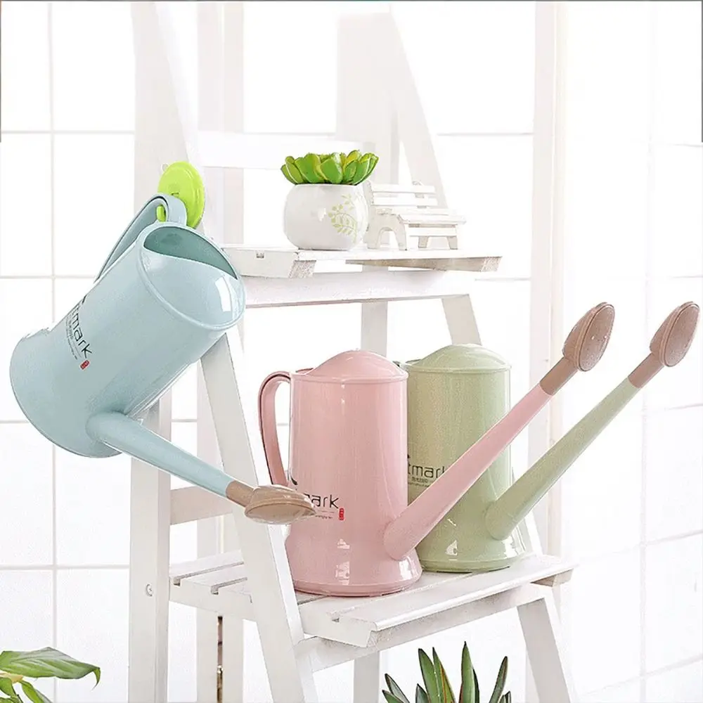 Multicolor Long Mouthed Watering Kettle 360 Degree Rotate Nozzle Thicken Gardening Watering Bottle Large Capacity Shower Type