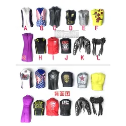 Brand New Mattels Wrestler Movable Doll Accessories Clothes Suits Vests Women's Jackets Accessories for Doll