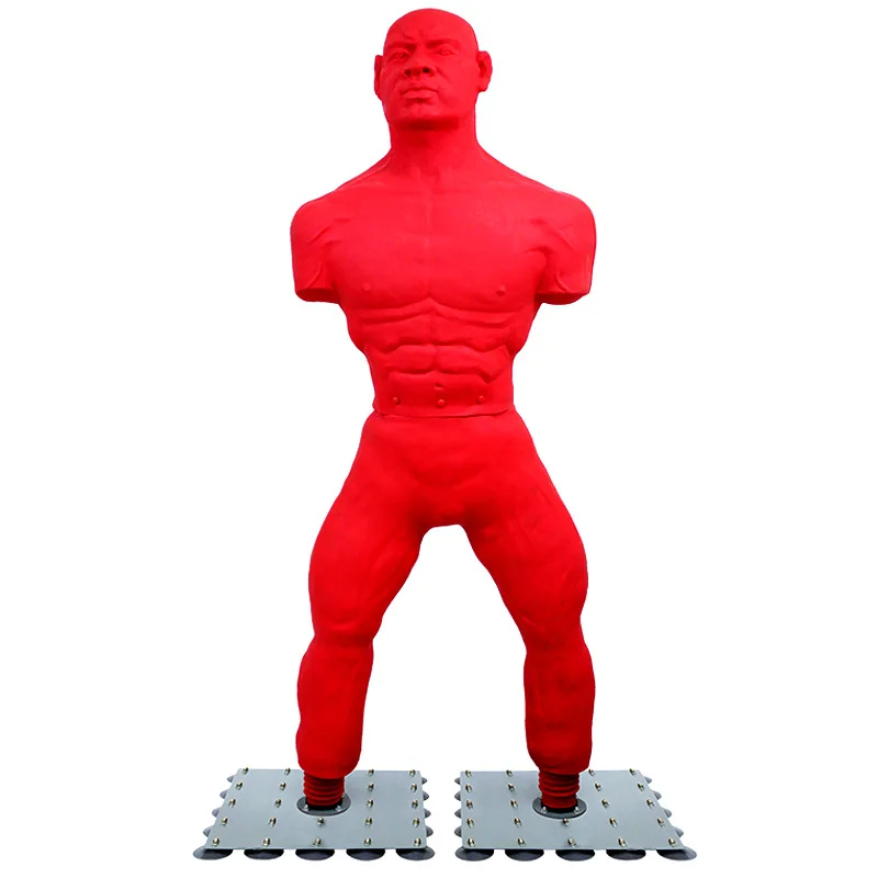 Manichino umano da boxe autoportante con sensazione di pelle in silicone per esercizi di punzonatura