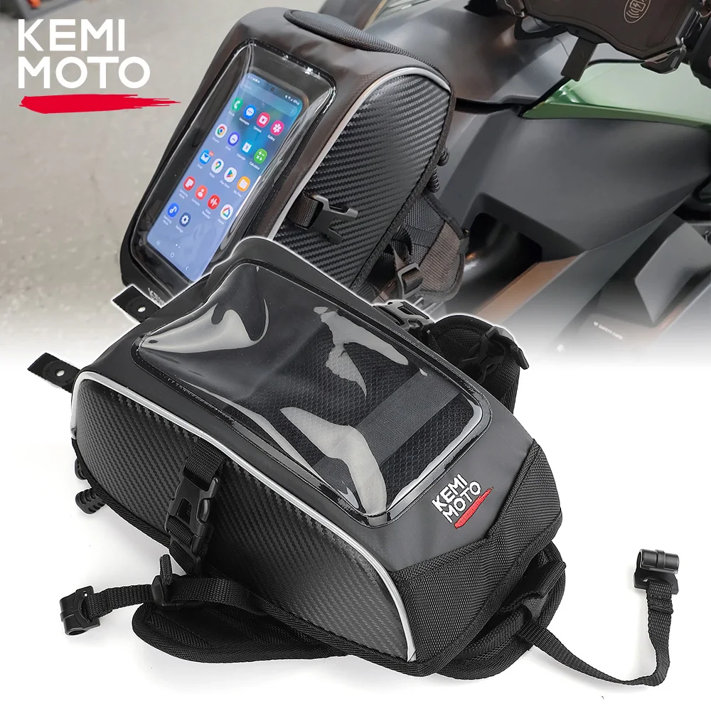 KEMIMOTO 1680D Ryker Tank Bag Ryker Gas Tank Bag 219400762 for Can-am Ryker 600 900 Sport Rally Edition Cell Phone Bag