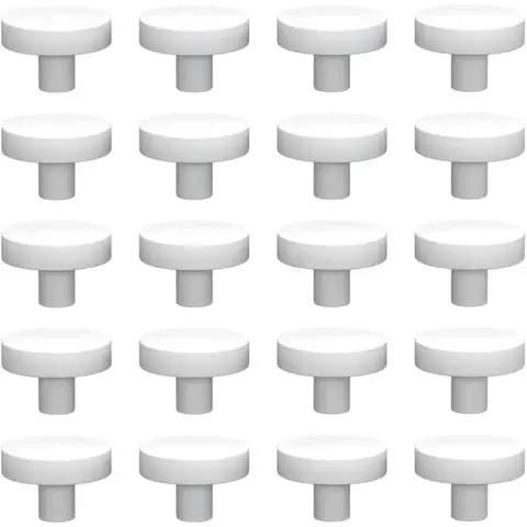 सिरेमिक सफेद कोरलीन कोरल फ्रैग प्लग कोरल फ्रैग बेस गोल 20 पीस 8 best sales मूंगा टुकड़ा - №8