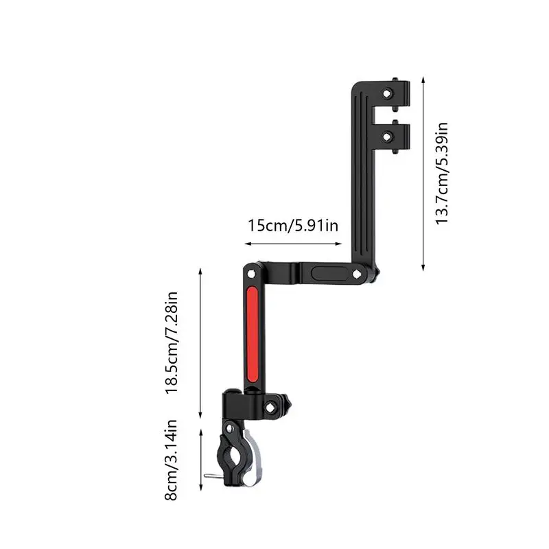 Bicycle Umbrella Holder Wheelchair Umbrella Connector Stroller Umbrella Stands Any Angle Swivel Rain Gear Tool