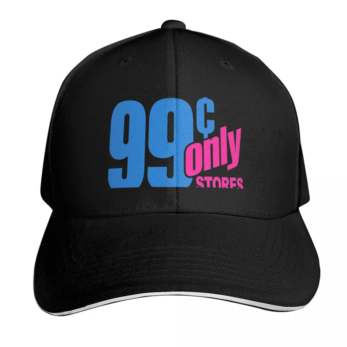 99 cents store Baseball Cap Summer Beach Travel Streetwear Hip Hop Trendy Vintage Retro Embroidered