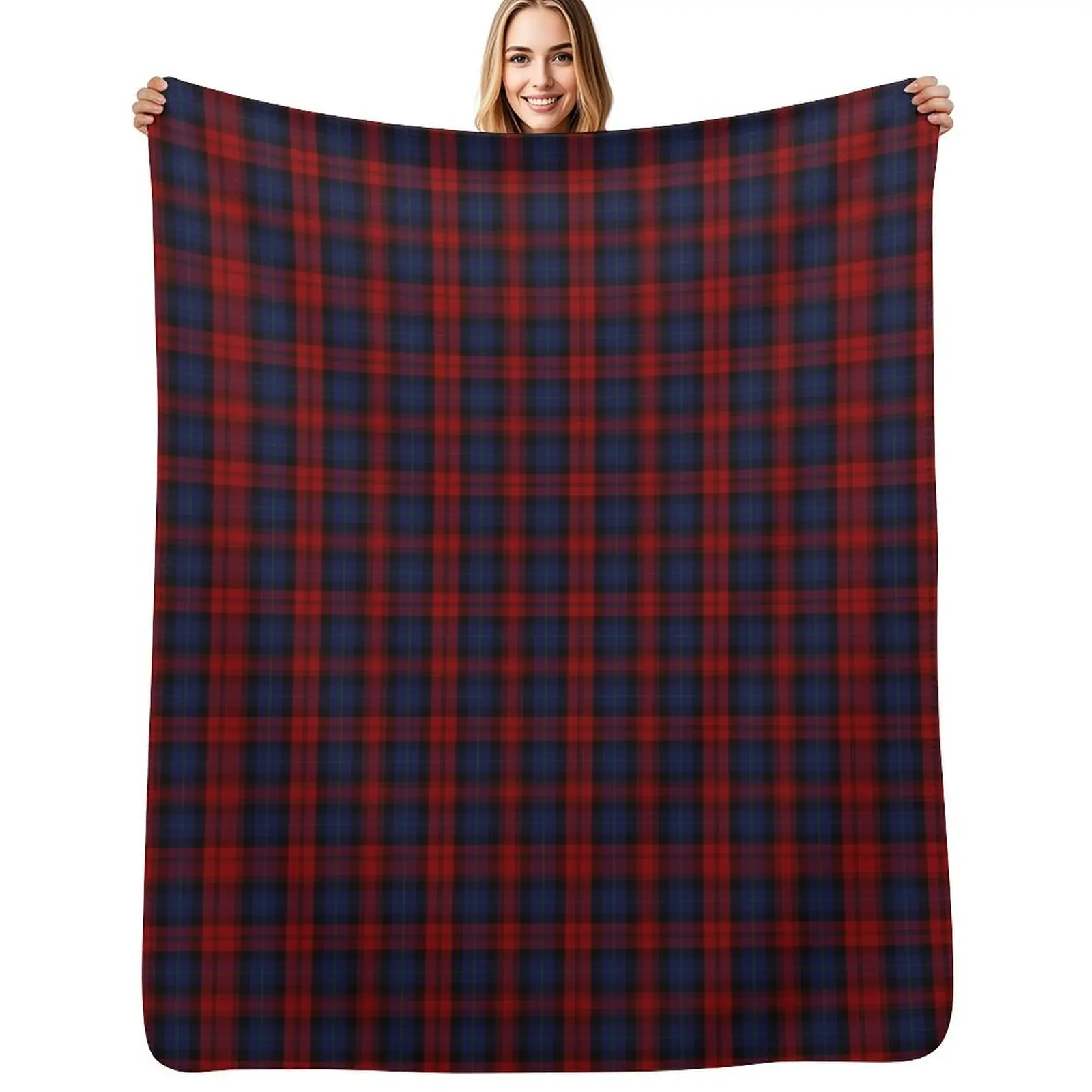 

MacLachlan Clan Tartan Throw Blanket Cozy Throw Blanket for Bed Sofa Chair
