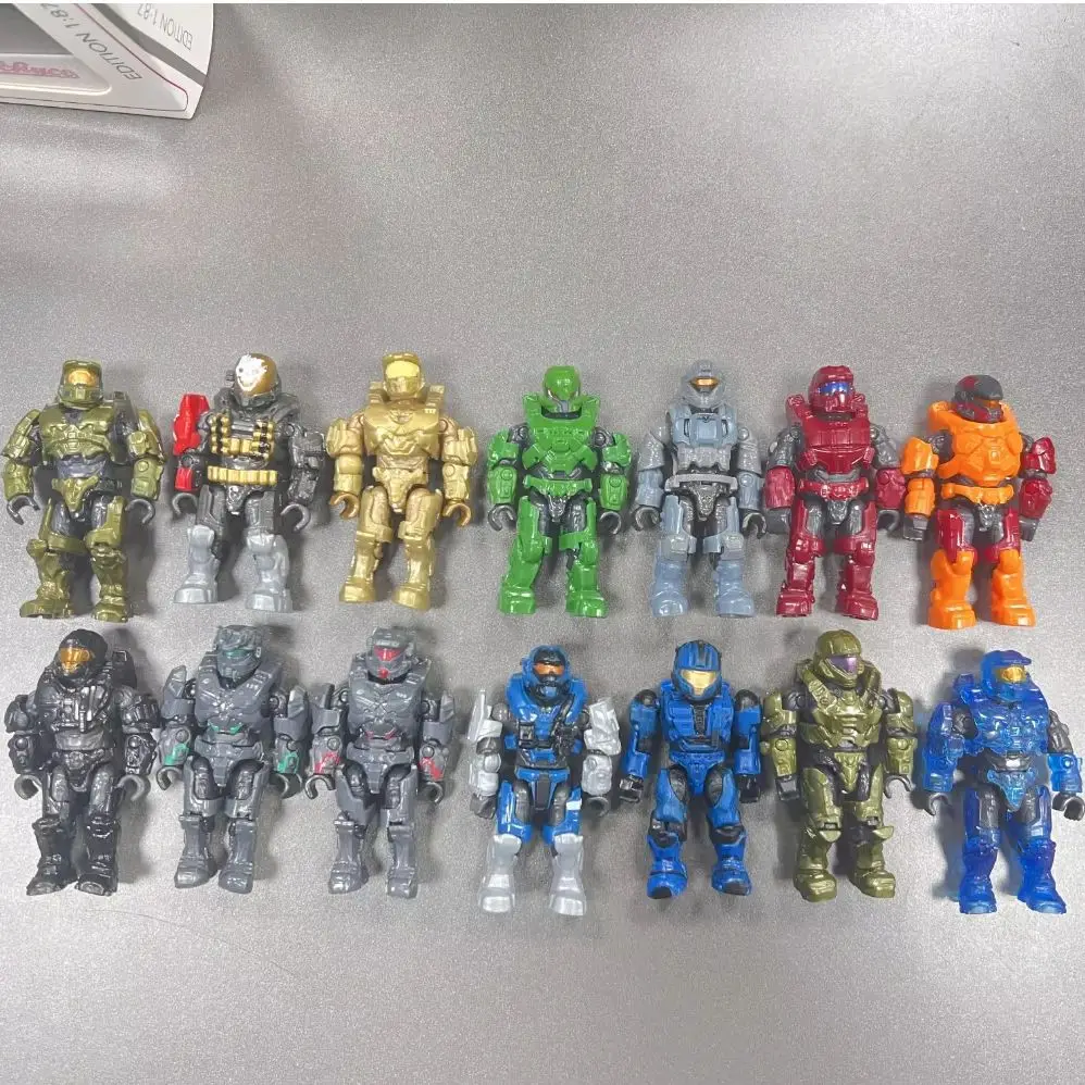 Choose 5 pcs Mega Construx Bloks Tribute Mark V Spartan Master of Chief Action Figures