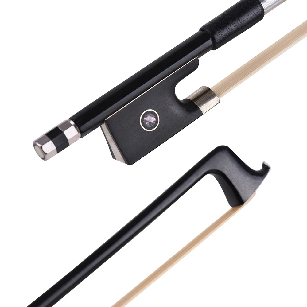 Carbon  4/4 Full Size Violin Fiddle   Bow Ebony Frog Parts \u0026amp Accessories