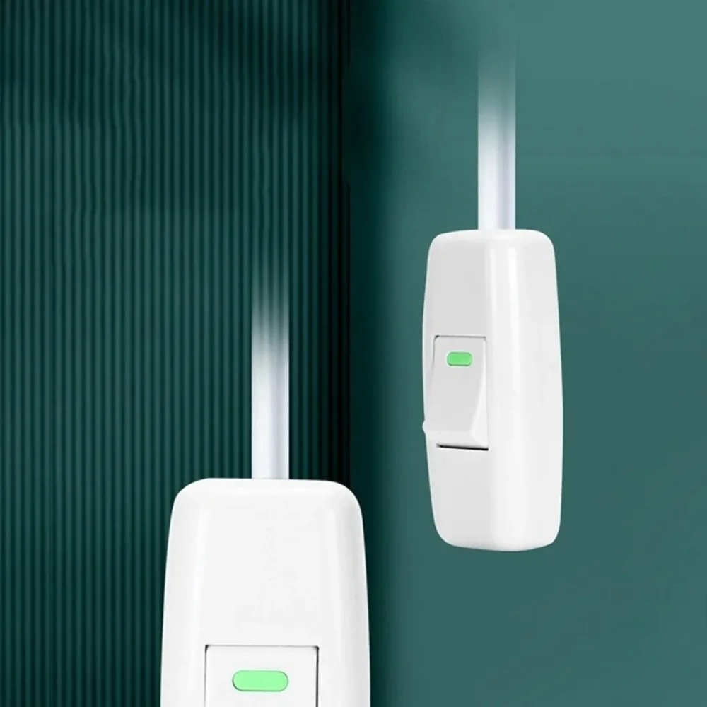 Home Light Switch Boat Shape Inline ON/OFF Wires Cable Switches Desk Light Cord Classic White Black Table Lamp Switches