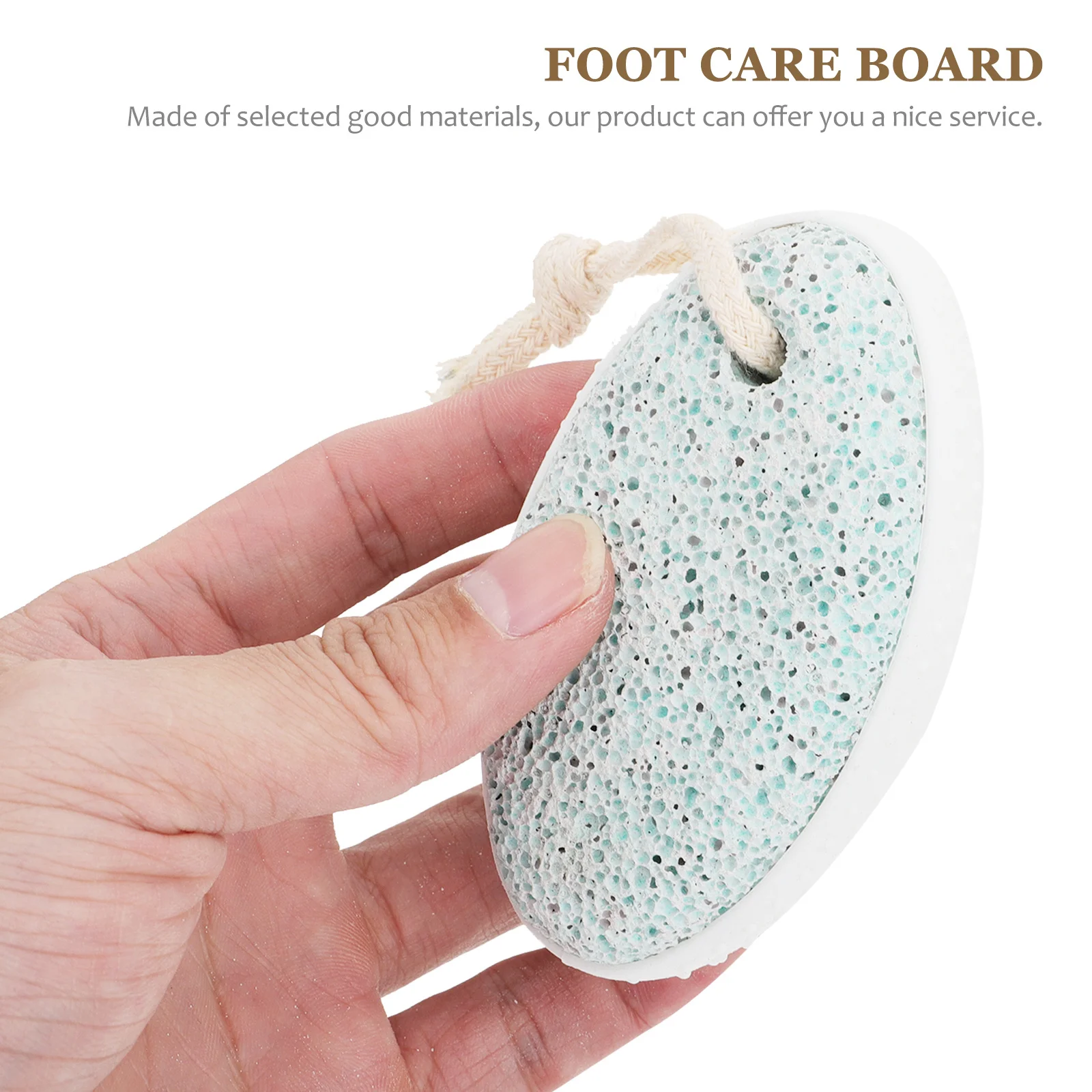 

2Pcs Feet Rubbing Stone Portable Foot Care Tool Callus Remover Exfoliating Pedicure File for Smooth Glossy Feet