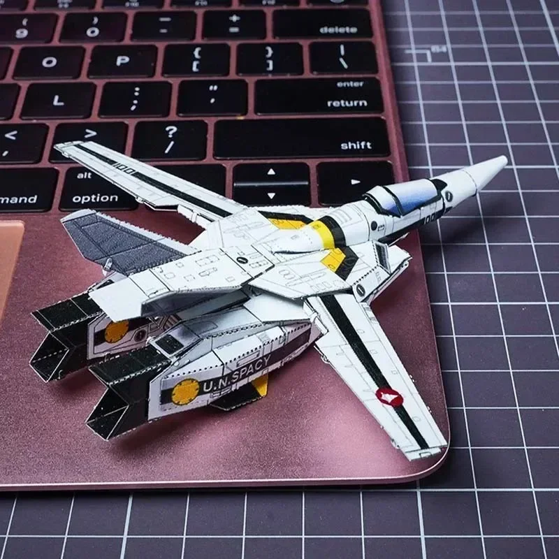 لتقوم بها بنفسك الملونة ثلاثية الأبعاد لغز معدني الطائرات VF-1S نموذج طائرة RAH-66 دمى هدايا للبالغين الأرض المعدنية ألعاب تعليمية for14 +