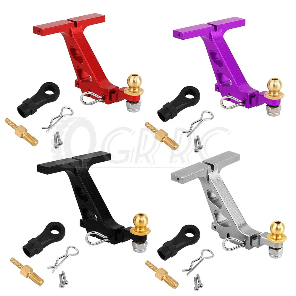 Aluminum Alloy Drop Hitch Receiver Kit for 1/24 RC Crawler SCX24 Metal Upgrade Part 5 Colors Options