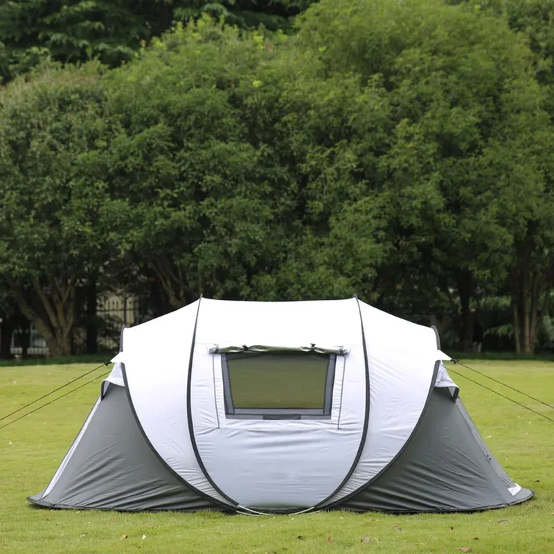 5-8Persons Automatic Tent Large Space Waterproof Windproof Quick Open Fast Throw Outdoor Camping Tourist Park