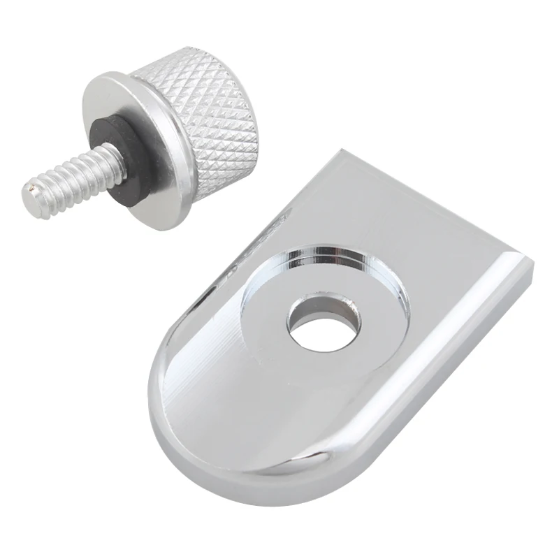 Motorcycle Seat Bolt Tab Screw Mount Knob Seat Tab Cover Chrome For Harley Sportster Touring Road Glide Softail Dyna Fat Bob CVO