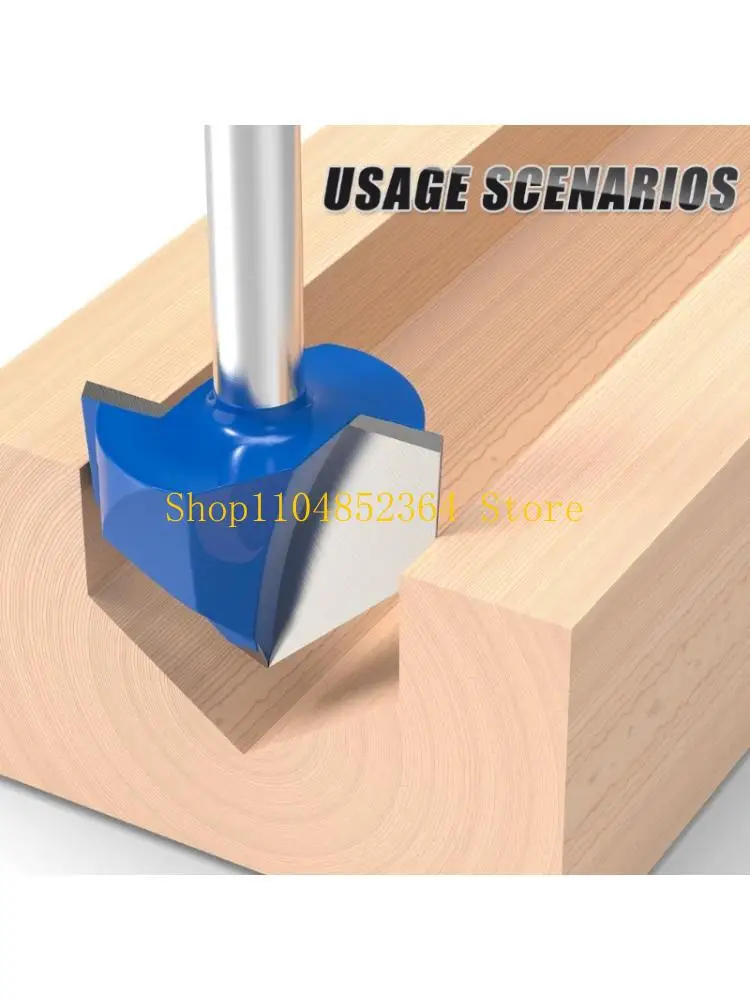 652F Set of 8 Stable Bit for Edges Decoration Joinery and Complex Pattern Carving