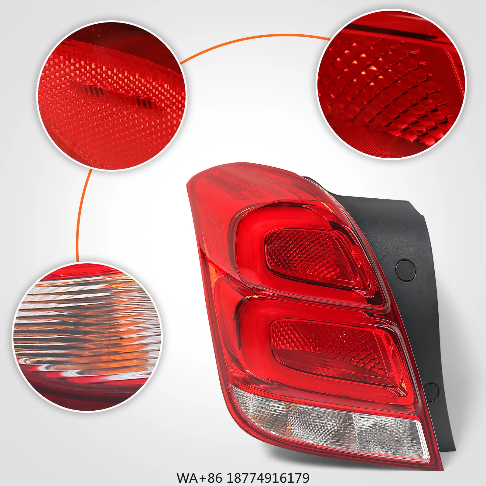 

JOLUNG Auto Parts 18 Trax Tail Light Assembly High Configuration Pair OEM 42750549 L 42750550 R Rear Taillight Replacements