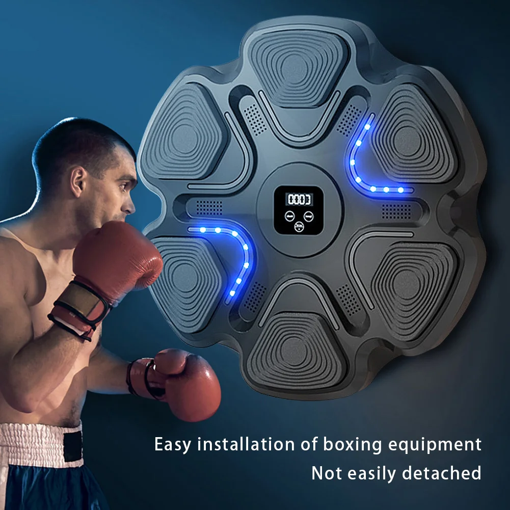 Smart Bluetooth Music Boxing Machine Wall Boxing Target USB Type-C Charging Sandbag Boxing Training Target Boxing Equipment