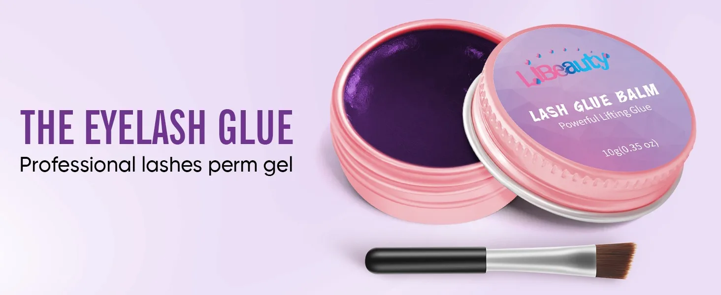 Libeauty 10g Wimpernlifting-Kleberbalsam Stark Haftender Wimpernlifting-Klebstoff Augenbrauen-Perm-Kleberbalsam Klebegel für Wimpern- und Augenbrauenlifting – Detail 1