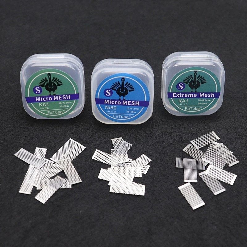 محفورة KA1 & Ni80 شبكة لفائف متداخلة مستطيلة/مربع/ثقوب شبكية سداسية لتقوم بها بنفسك ملحق 10 قطعة/صندوق #2