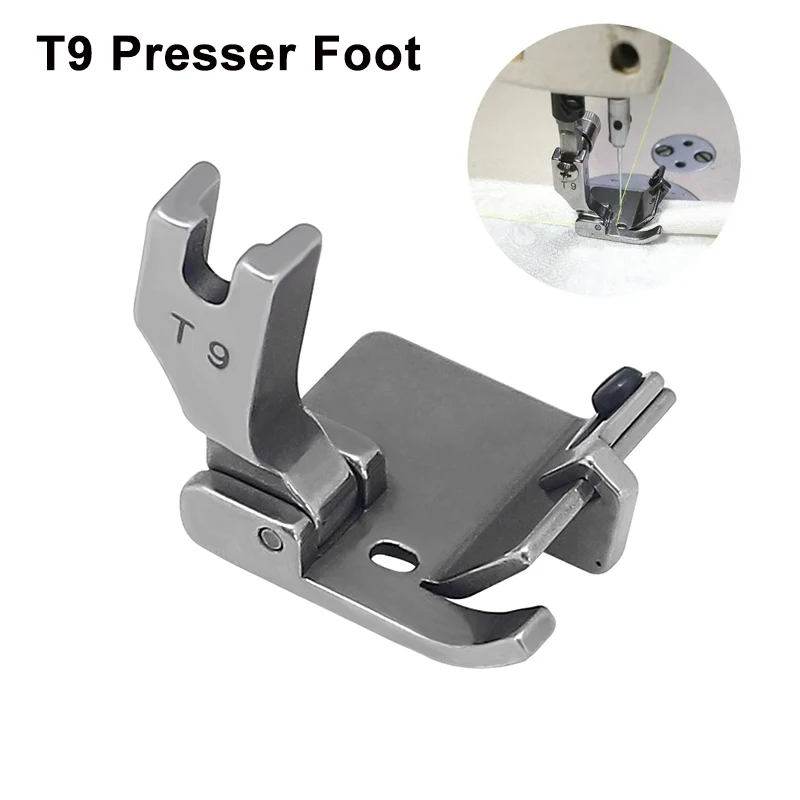 T9 Adjustable Multifunctional Presser Foot Hemming Folded Rolling Edge Guide Feet Of Flat Car Industrial Sewing Machine Parts