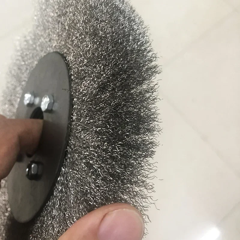 

Stainless Steel Wire Wheel Brush for Metalworking Grinding Rust Removal Angle Grinder Polishing Wheel Durable