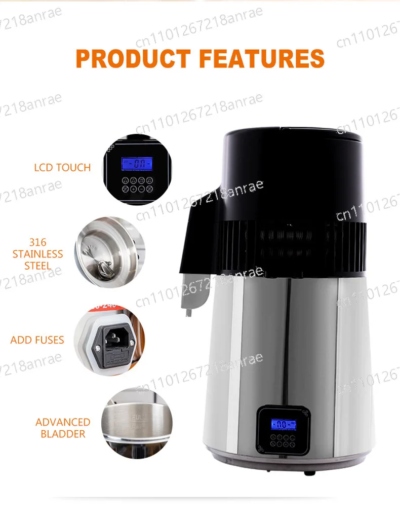 Intelligent Pure Dew Machine Brewing Equipment Household Brewing Machine Water Distilled Machine Steaming 75 degrees