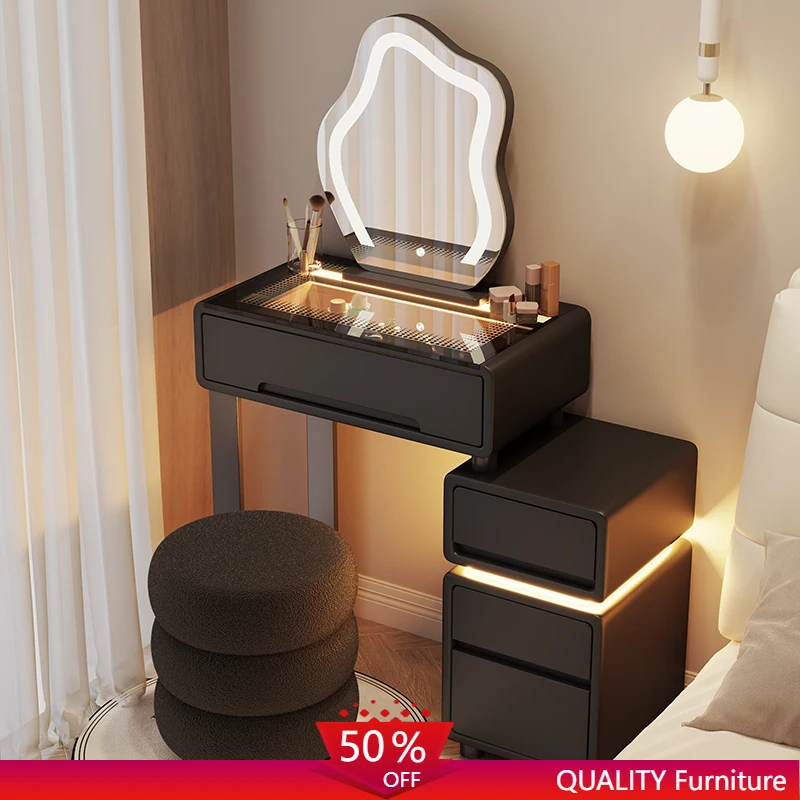 

Комод для маленькой квартиры, спальня, 60 см, современный кремовый стиль, мастер-комод, столик для макияжа, прическа, ящики для спальни, роскошная одежда