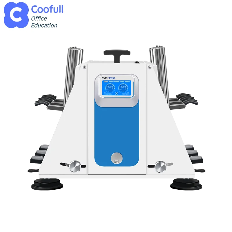 COOFULL SCITEK 60-300 Rpm Separatory Funnel Shaker 40 mm Amplitude 4.3-inch Capacitive Touch Screen for Lab
