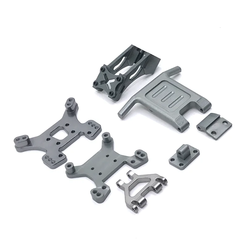 Verbesserte Metall Schwanz Halterung Schock Halterung Frontschürze Für WLtoys 144010 144010 124016 124017 124018 124019 RC Auto Teile