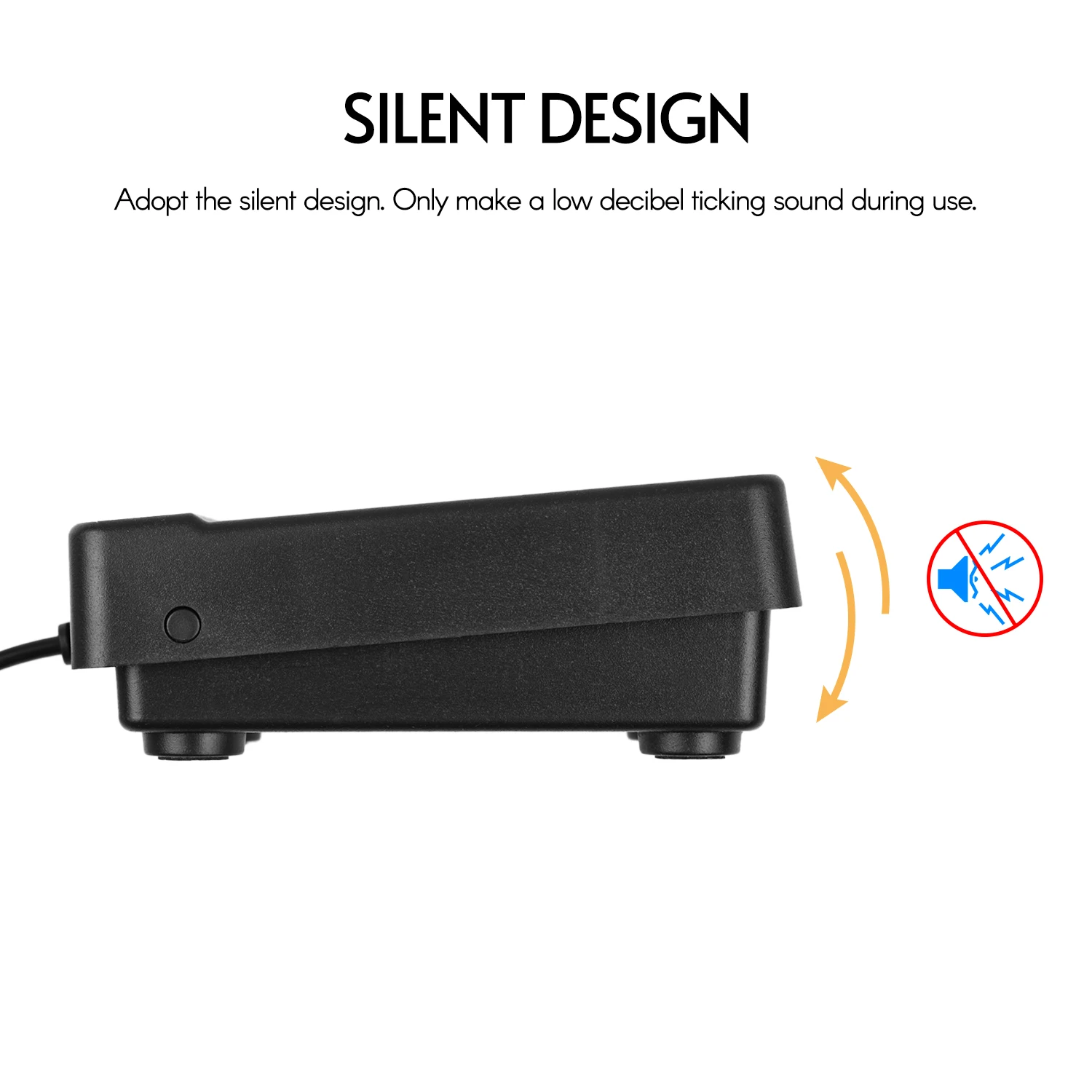 Sustain Pedal Silent Musical Instruments  Single Pedal for Electronic Keyboard Electronic Drums Hand Rolled Piano