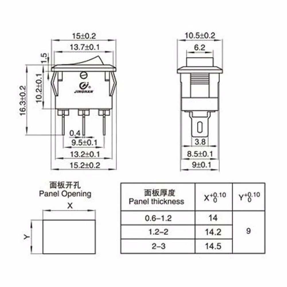 Seats Heater Switch 3Pin Round Heated Rocker Hi/Low Off Control 12V 20A Seats Switch For Cars SUV Truck RV Boats Motorcycles