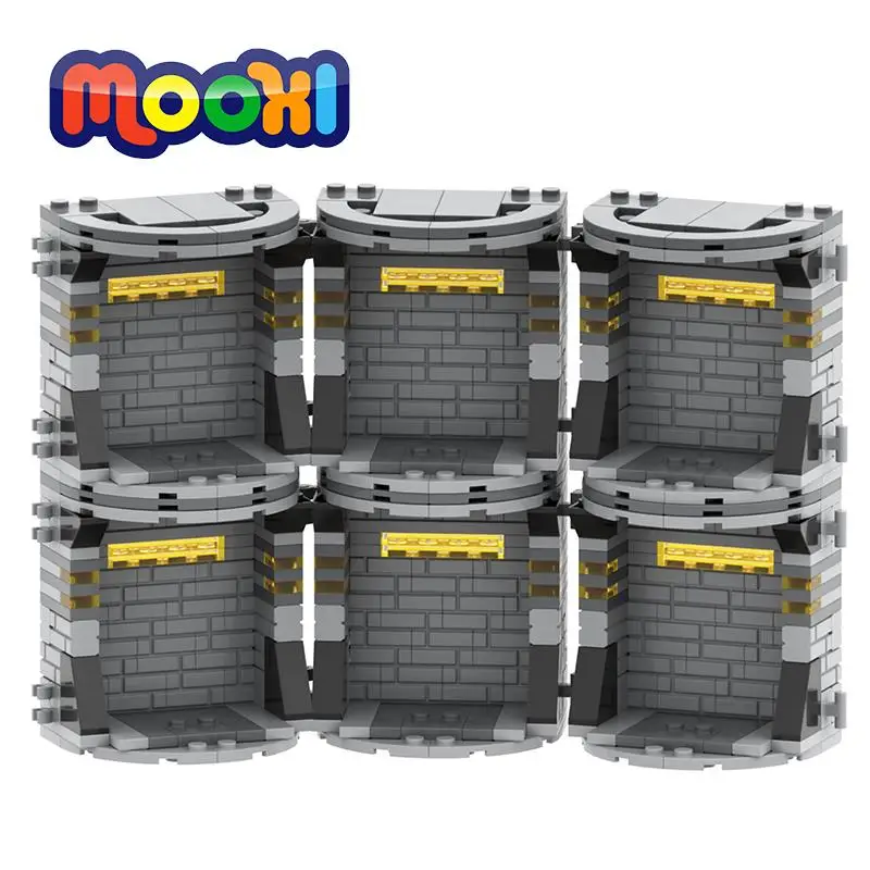 MOOXI Movie 79Pcs MOC Bricks Compatible Action Figures Display Stand ...