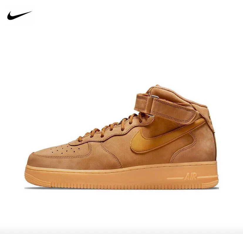 

Мужские повседневные кроссовки Nike AIR FORCE 1 MID '07 WB Af 1, спортивные ретро низкие противоскользящие кроссовки для скейтбординга