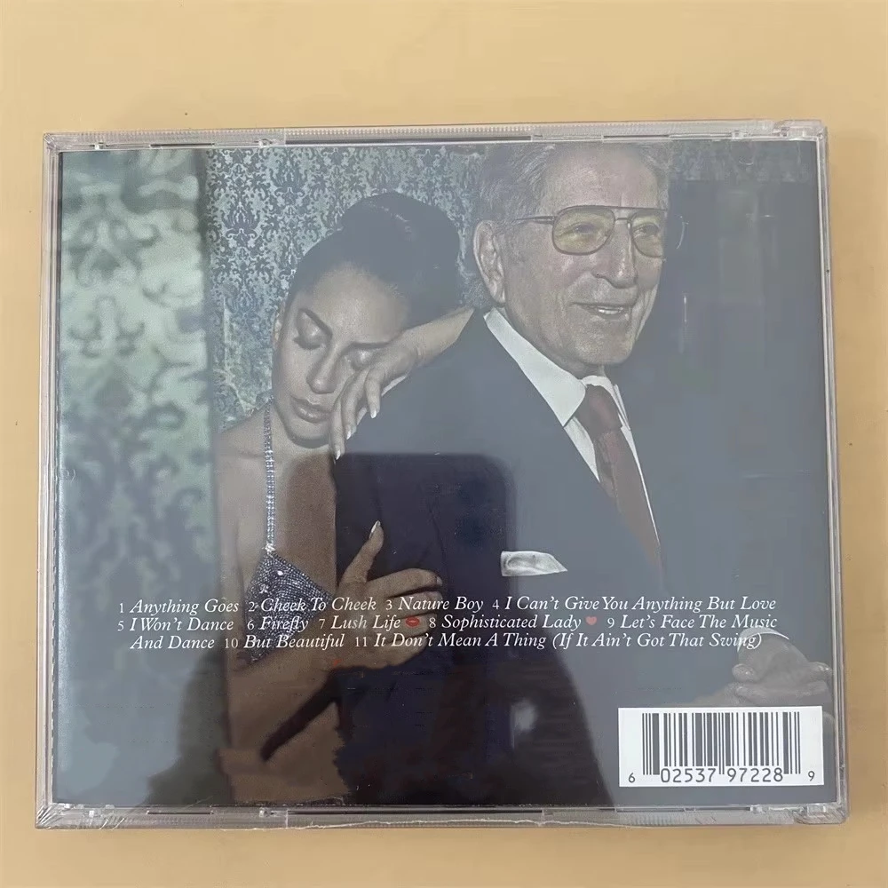 Jazz Lady Gaga Tony Bennett Music CD Cheek to Cheek Album Anything Goes Music Record Cosplay Walkman Soundtracks Box Collection