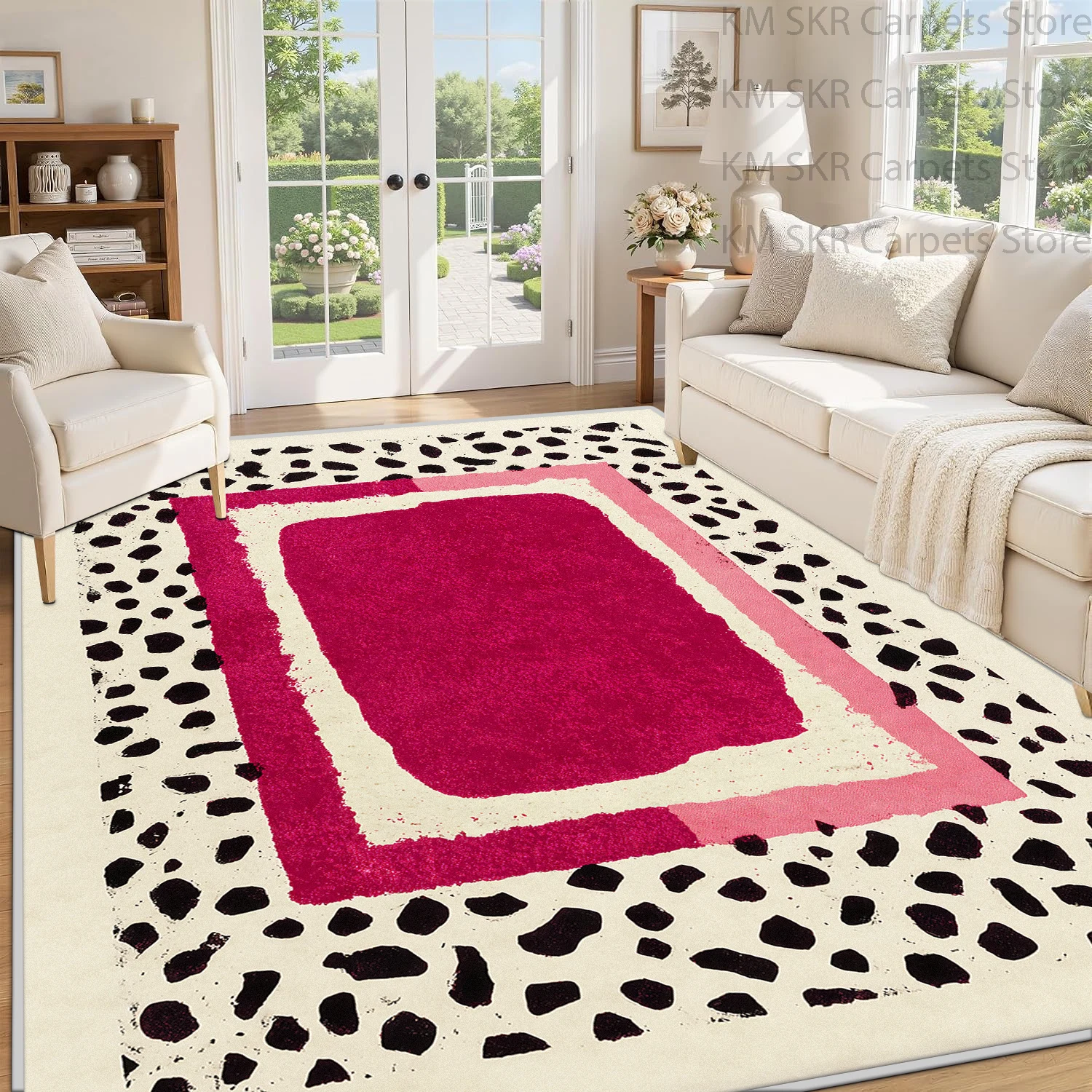 Modern Fashion Leopard Print Living Room Home Decor Rug Washablenon Slip Bedroom Large Area Mat Soft Plush Office Floor Carpet