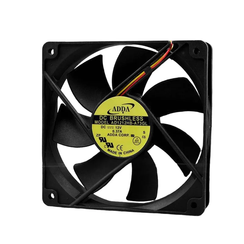 ORIGINAL AD1212HB-A73GL 12V 0.37A 12025 120*120*25mm NEW COOLING FAN RADIATOR