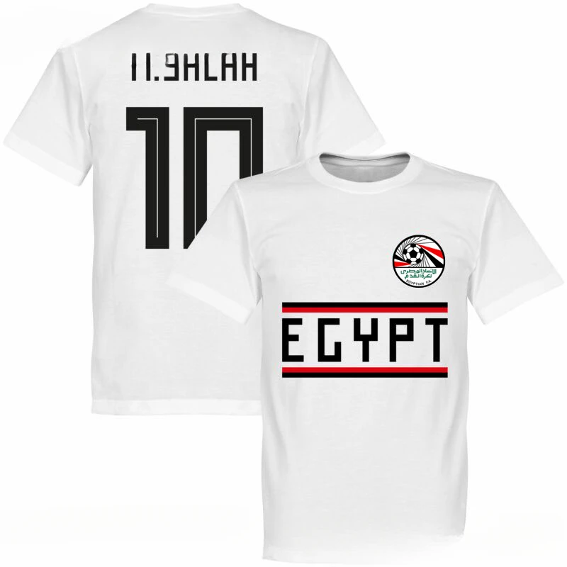 New Arrival Kids And Men Summer Egypt Salah football teams pattern Short Sleeve Jersey  Crewneck Children 3D Prited T shirts