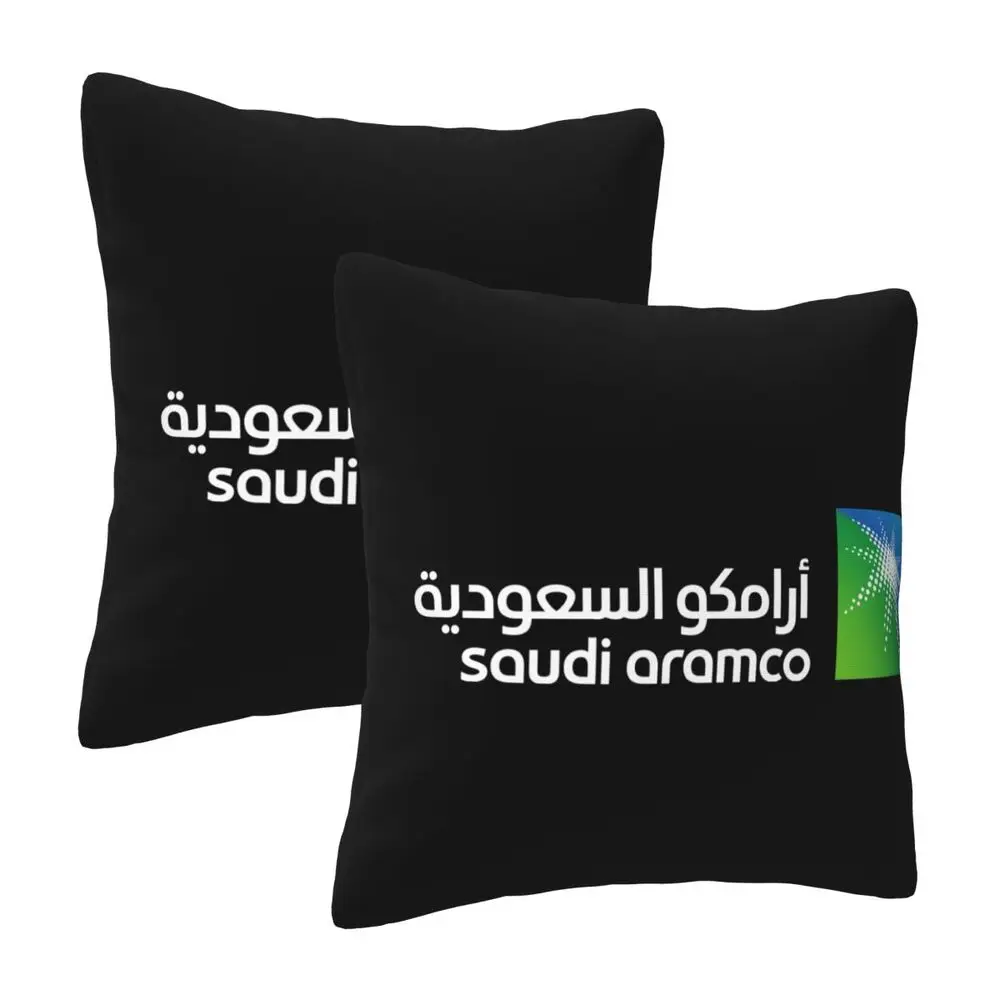 NEW Saudi Aramco Fashion Pillowcases Decorative Pillow Covers Soft and Cozy 2 PCS