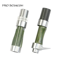 Pro Bomesh 1pcs 36g 38g Wood Reel Seat Short Long Metal Hood Spinning Reel Seat Casting Reel Seat DIY Rod Building Accessory