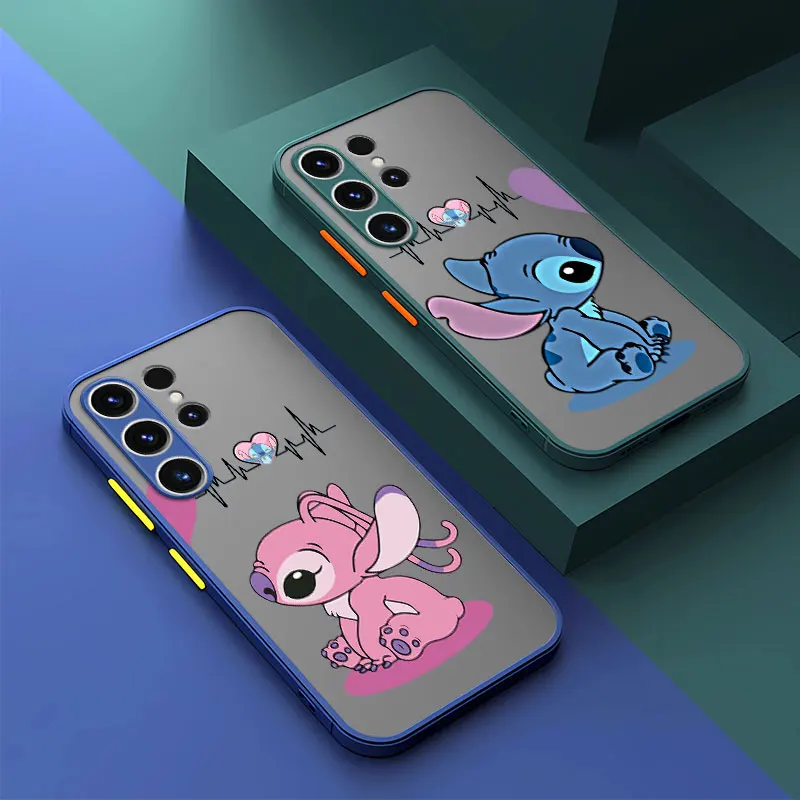 Etui na telefon Disney Stitch Angle do Samsung Galaxy A10s A20s A30 A50s A70s A01 Core A02s A03 Core A04s A04e A05 Soft Edge