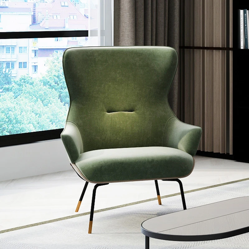 

#Nordic Modern Leisure Living Room Furniture Single Lazy Danish Lounge Chair
