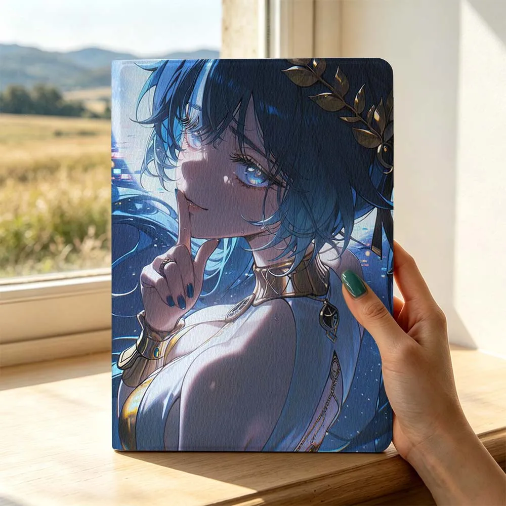 Luno Wuthering Waves Soft For Samsung Galaxy Tab S11 S10 S9 S8 S7 S6 A9 A8 A11 Lite FE Plus Pen Tray Tablet Case