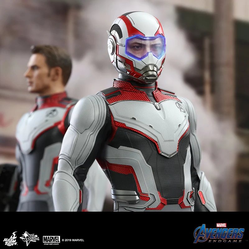 

Hot Toys Tony Stark Action Figure 1/6 Quantum Suit Avengers Endgame Science Fiction Film And Television Peripherals Collectible