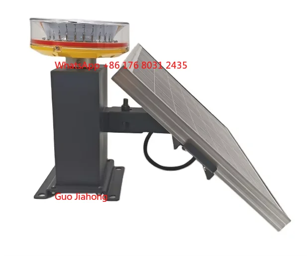 

Airport Highmasts of the platform solar Low Intensity Aviation Obstruction Light work for hrs24