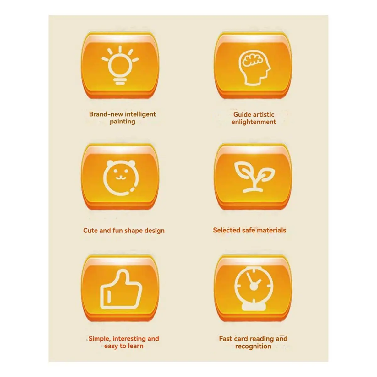 

Intelligent Automatic Painting Robot Enlightenment Painting Early Education Toys with Cards and Pens