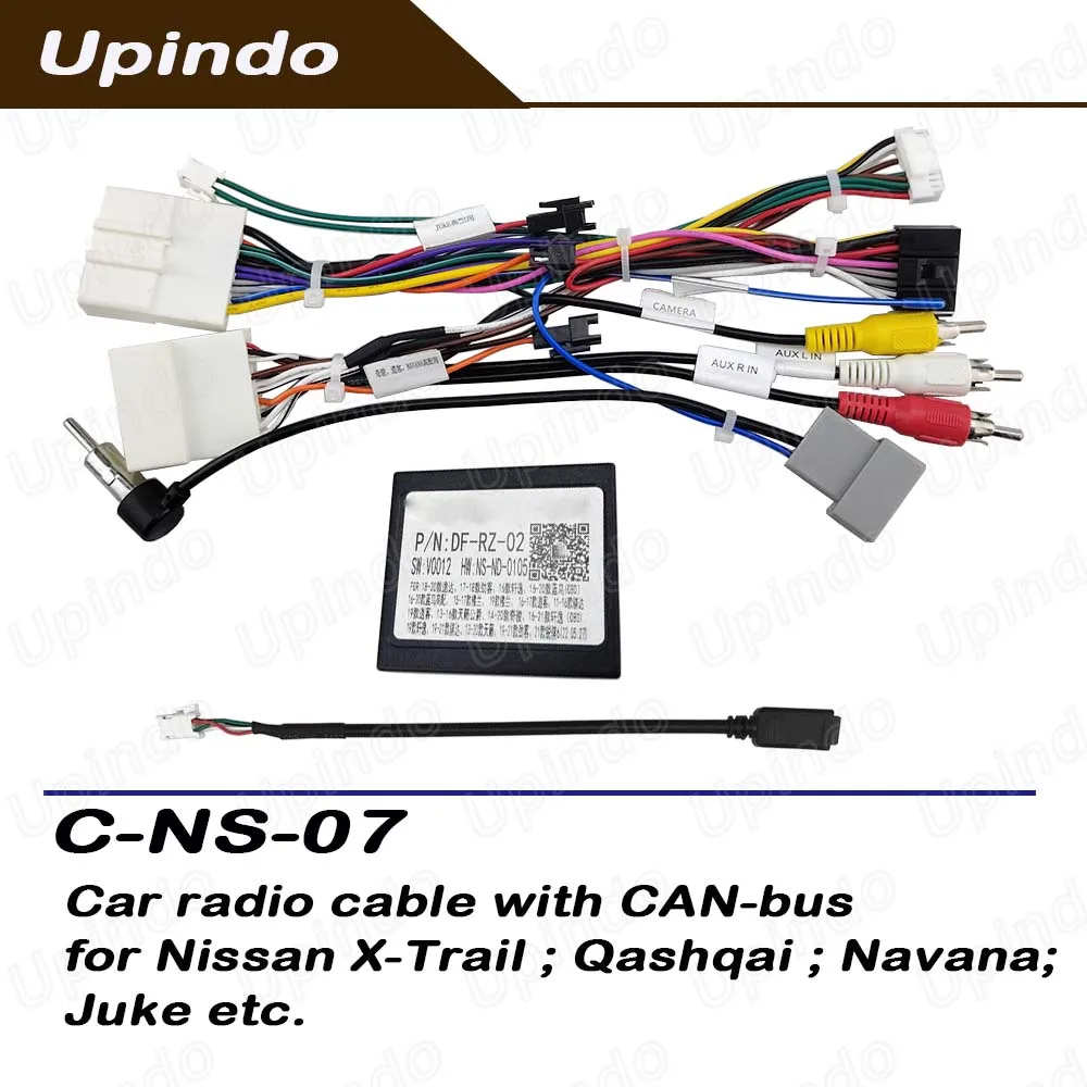 Autozubehör CAN-Bus Android Radiokabel Kabelbaum Adapter für Nissan X-Trail Qashqai Juke Navara 2016-2020