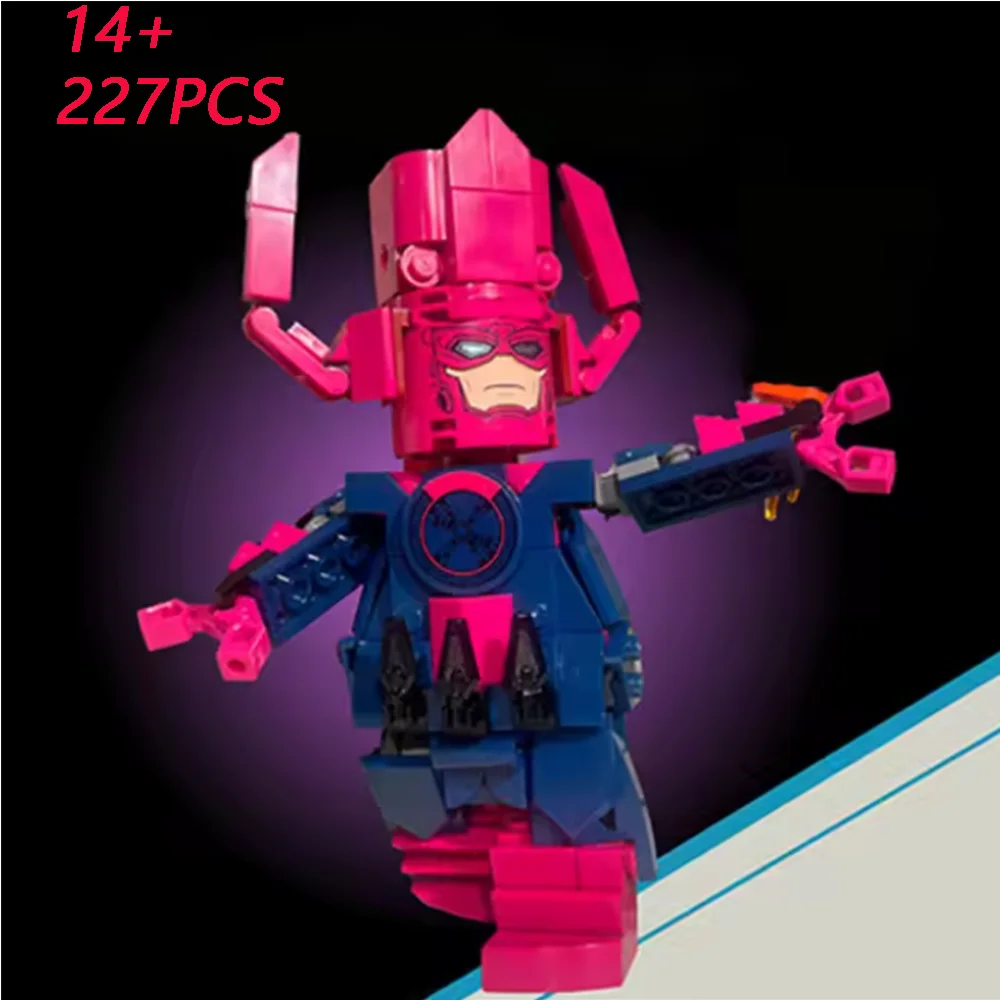MOC 227PCS Fantastices Four Galactus DIY บล็อกตัวต่อสร้างสรรค์ประกอบของเล่นเพื่อการศึกษาเด็กคริสต์มาสของขวัญ