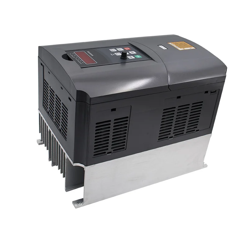 อินเวอร์เตอร์ HY 11KW 380v ตัวแปลงความถี่ 3 เฟส สำหรับควบคุมความเร็วรอบมอเตอร์แกนหมุน CNC แบบ VFD สำหรับเครื่อง CNC