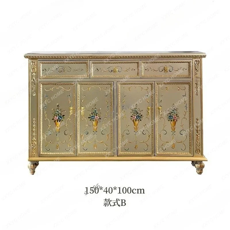 

GGLpainted entrance cabinet decorative locker storage partition cabinet