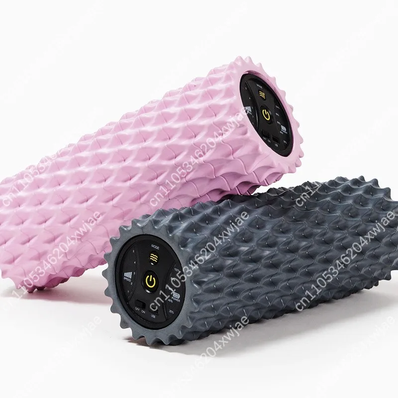 High Intensity Vibration Foam Roller Rechargeable with Adjustable Speed for Yoga Workout