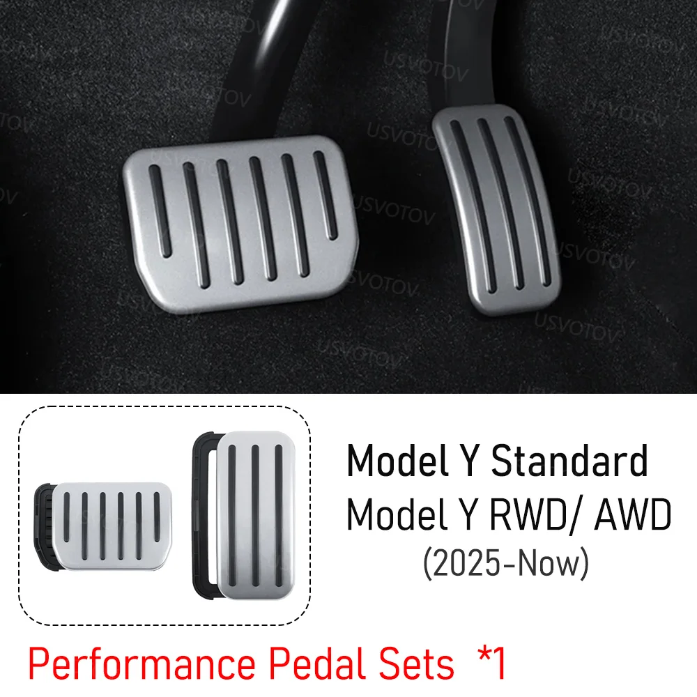 Mittelkonsolen-Organizer für Tesla Model Y Standard RWD 2026 Zubehör Kofferraum-Seitenstauraum Getränkehalter Brems- und Gaspedalabdeckung